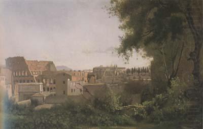 Le Colisee Vue prise des Jardins Farnese (mk11), Jean Baptiste Camille  Corot